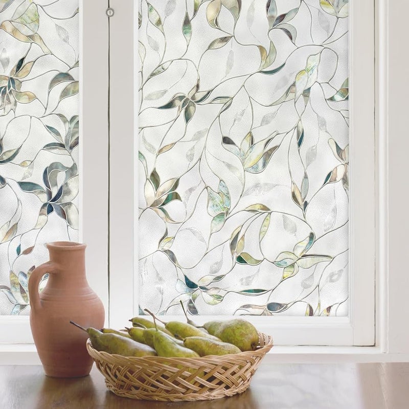 Artscape Flight | Privacy Window Film with Vibrant Colored Pattern | Non-Adhesive & UV Protection | Easy to Apply & Removable | 24 x 36 Inches | Made in USA - Image 1